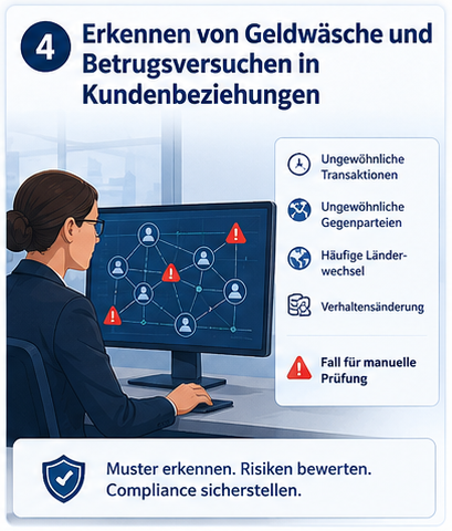 Erkennung von Geldwäsche und Betrugsversuchen