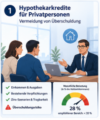 Kreditvergabe Hypothekarkredite für Privatpersonen